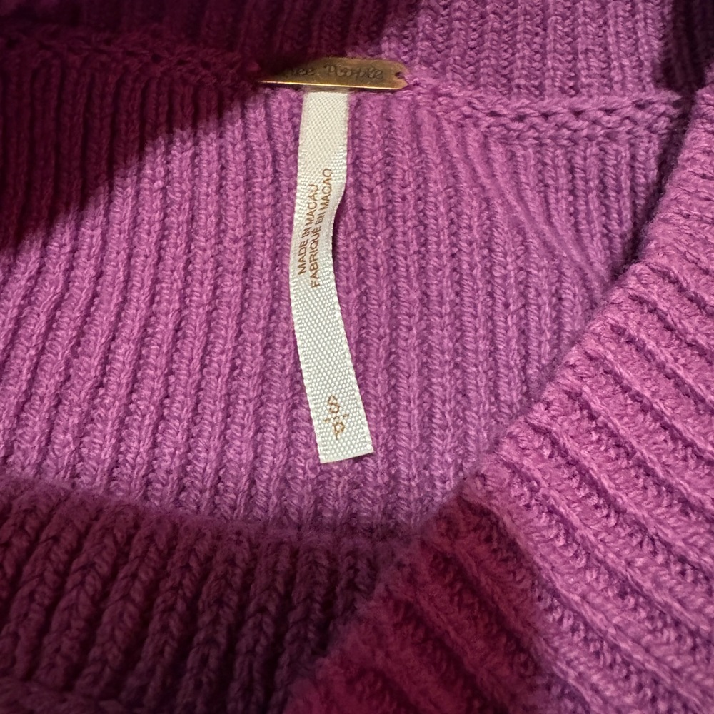 Free People Easy Street Crop Sweater - Picture 2 of 2